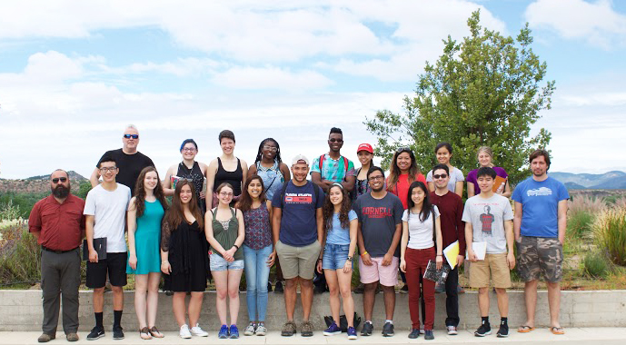 The class on the grounds at Concha y Toro in Chile's Maipo Valley