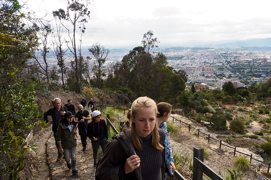 hiking in Bogota