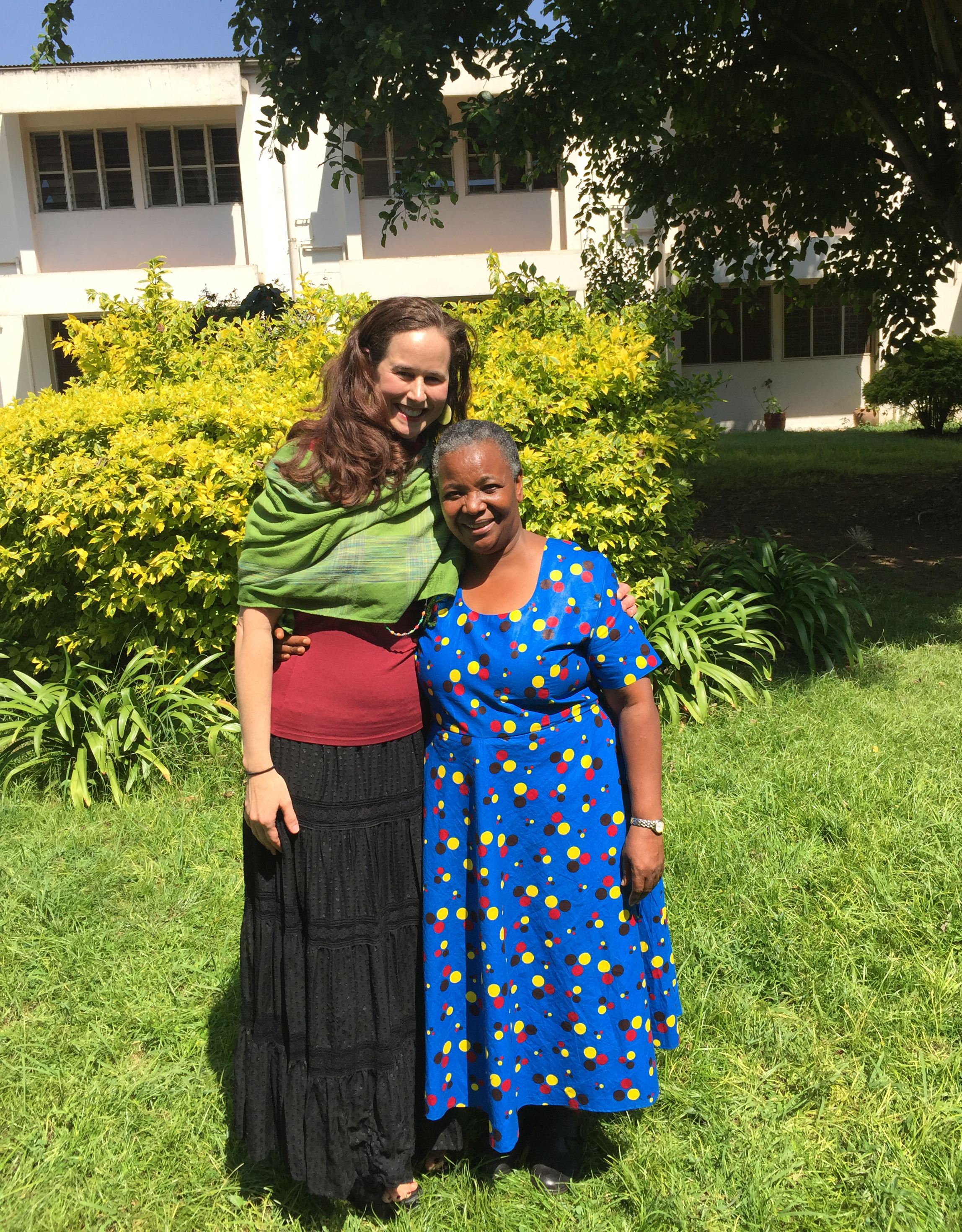 Jeanne Moseley and Rachel Manongi, program leads in 2017