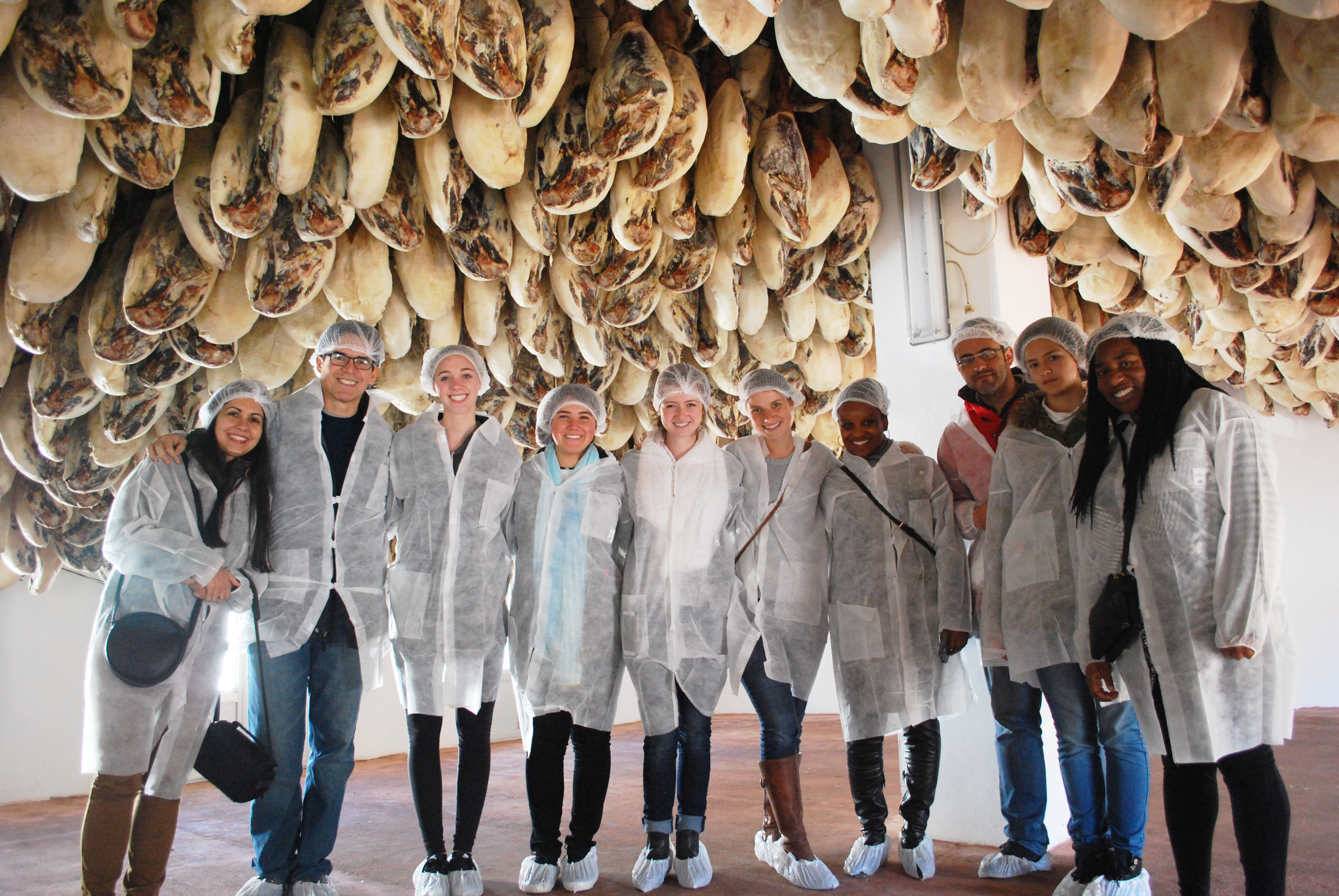 Iberian ham production