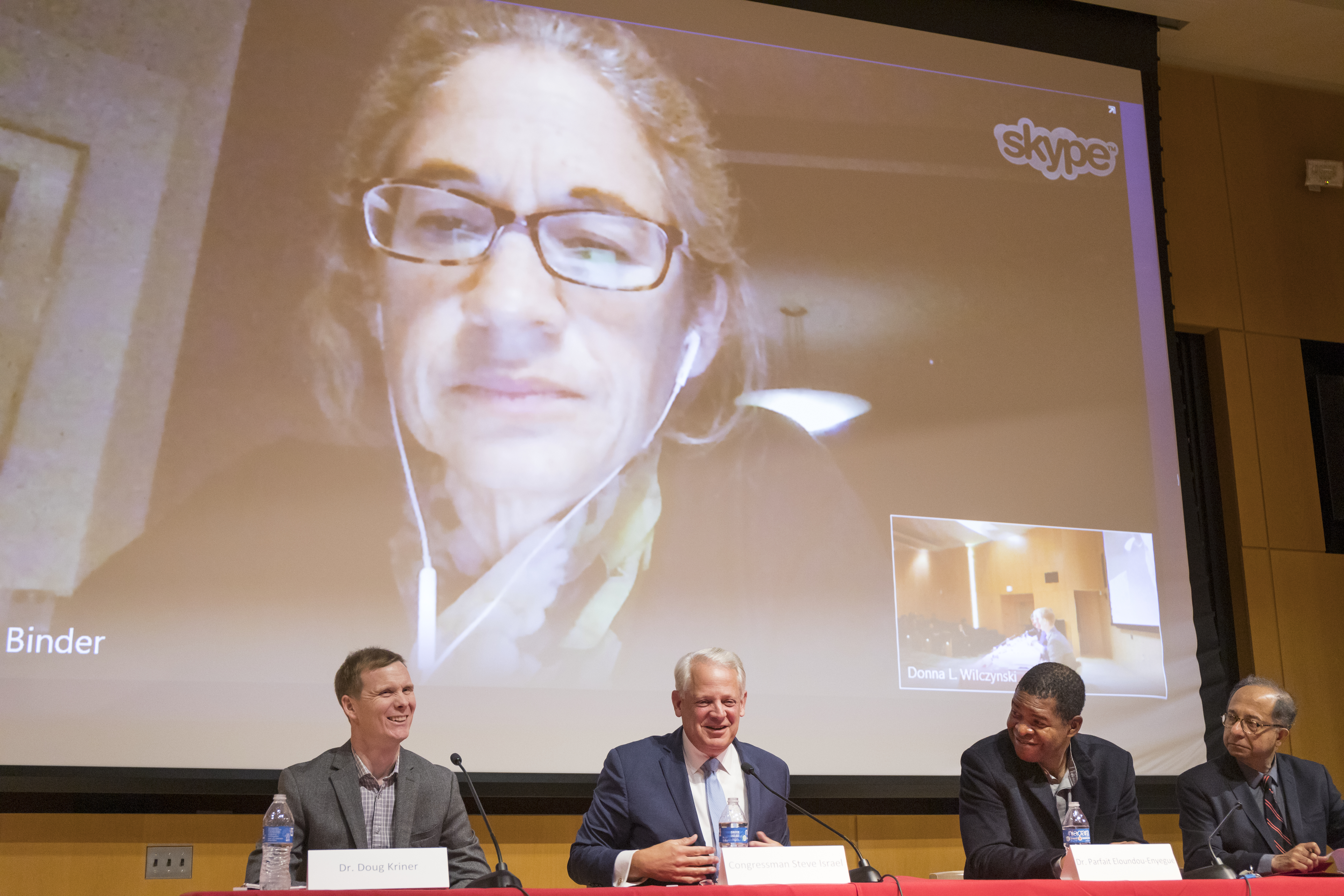 Panelists at the event