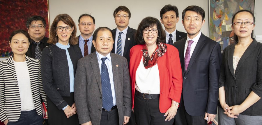 A delegation from Shanghai Jiao Tong University visits Cornell