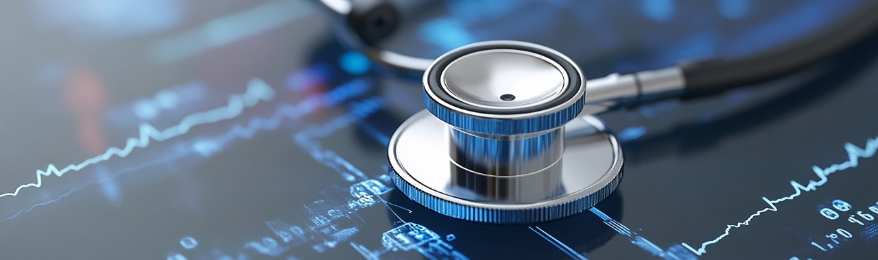 Stethoscope with health data 