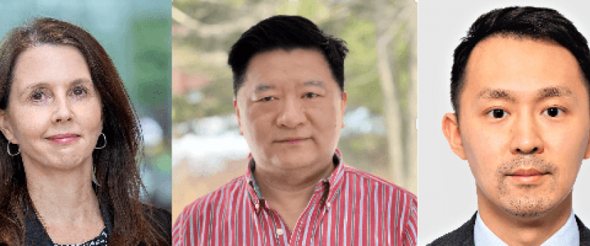 Caroline Yancey, Dan Luo, Benjamin Li headshots.