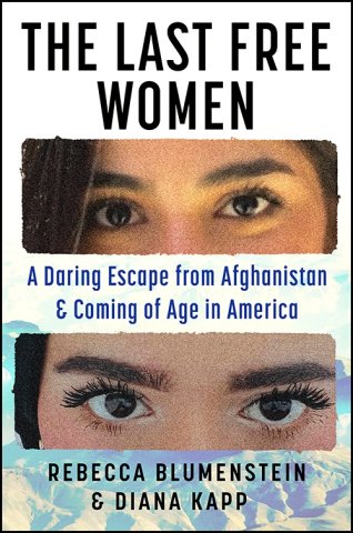 Book cover, The Last Free Women, shows two women's eyes close up.
