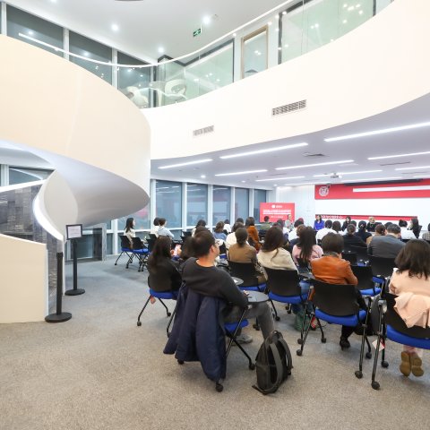 Audience of event attendees in the Beijing Center